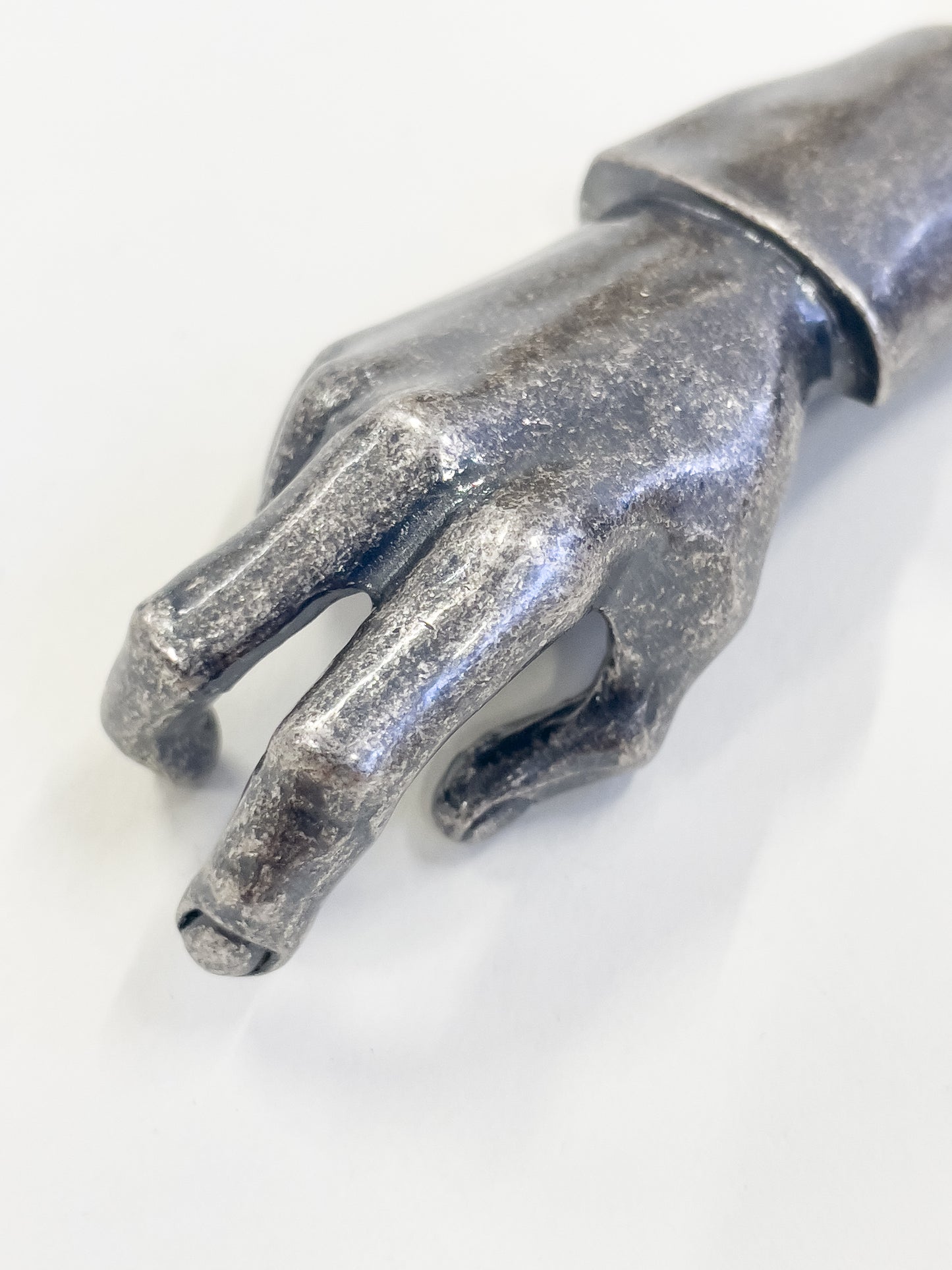 writing hand key ring