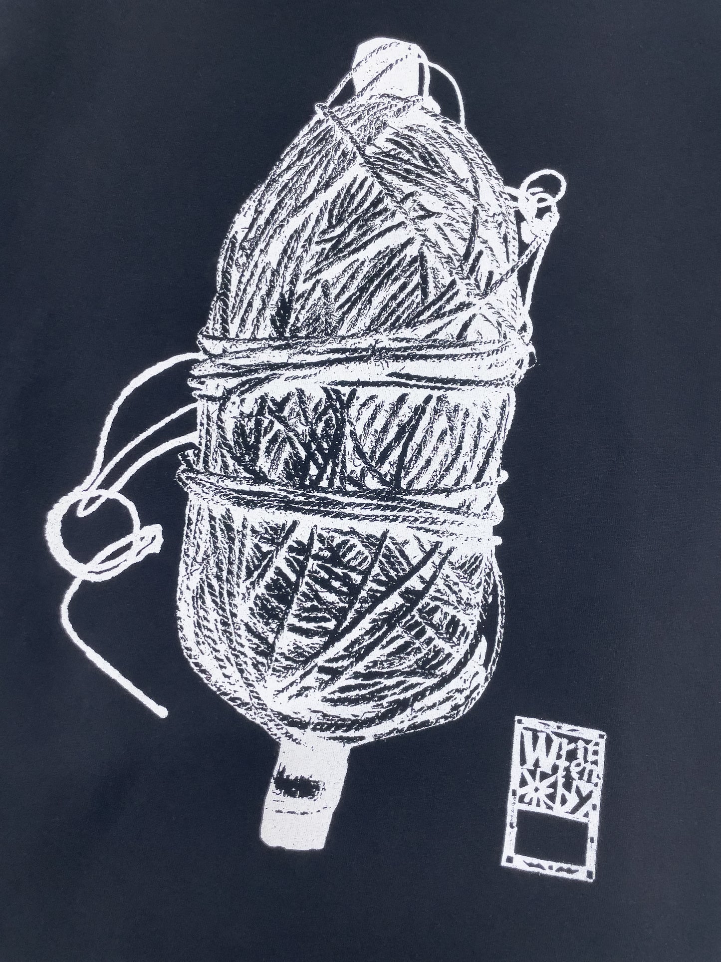 market print T-shirt <yarn>