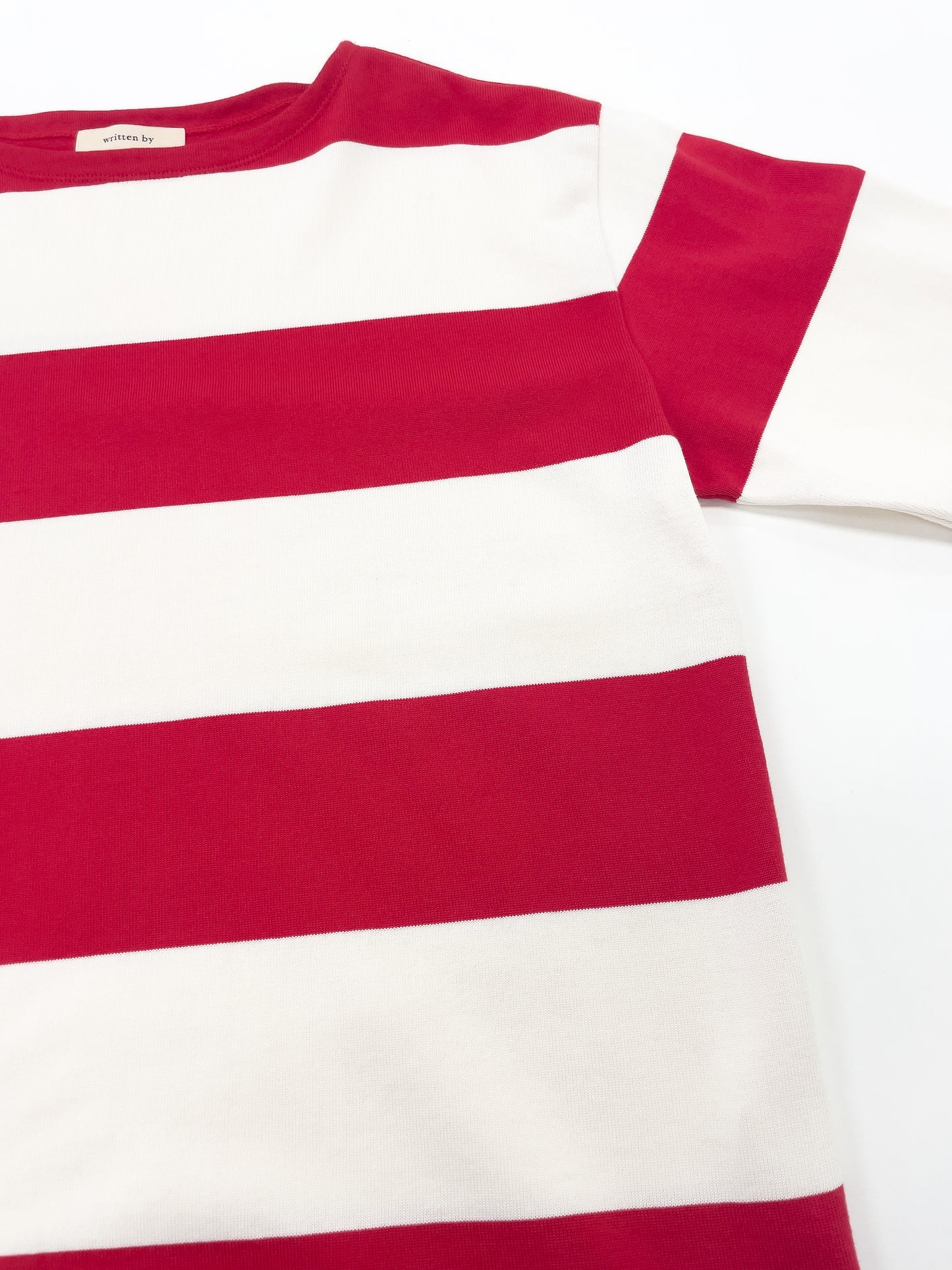 border knit T-shirt