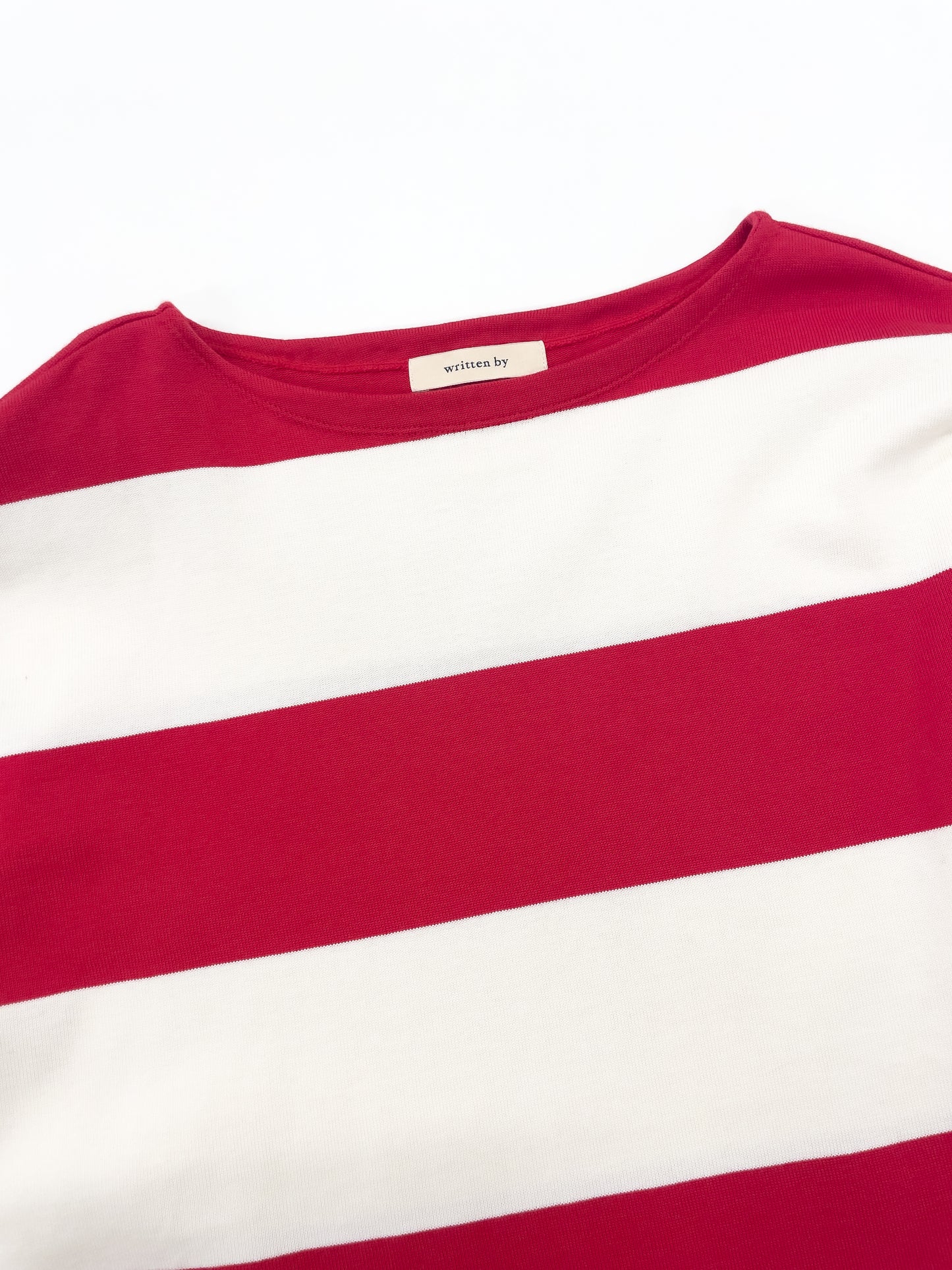 border knit T-shirt
