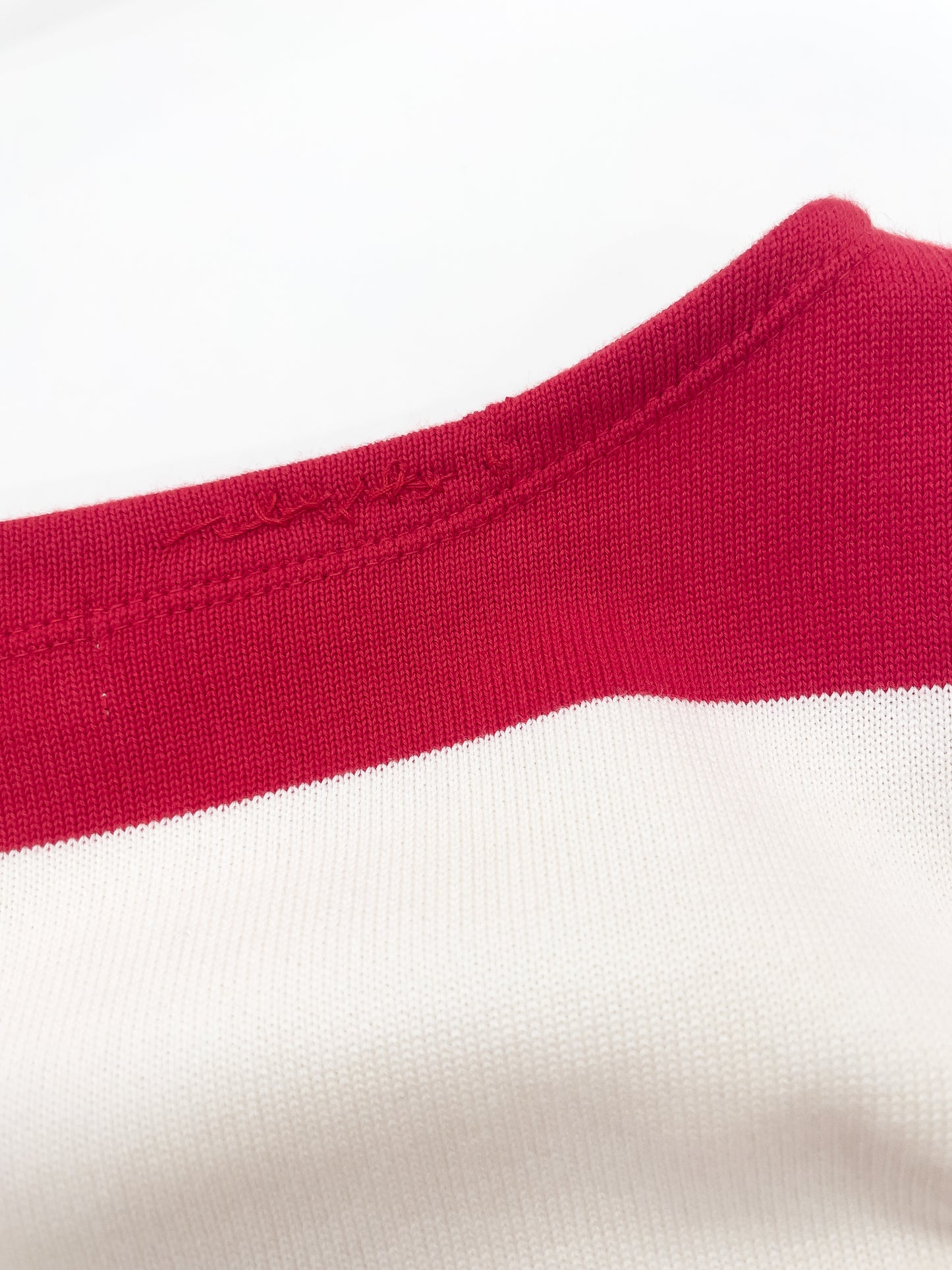 border knit T-shirt