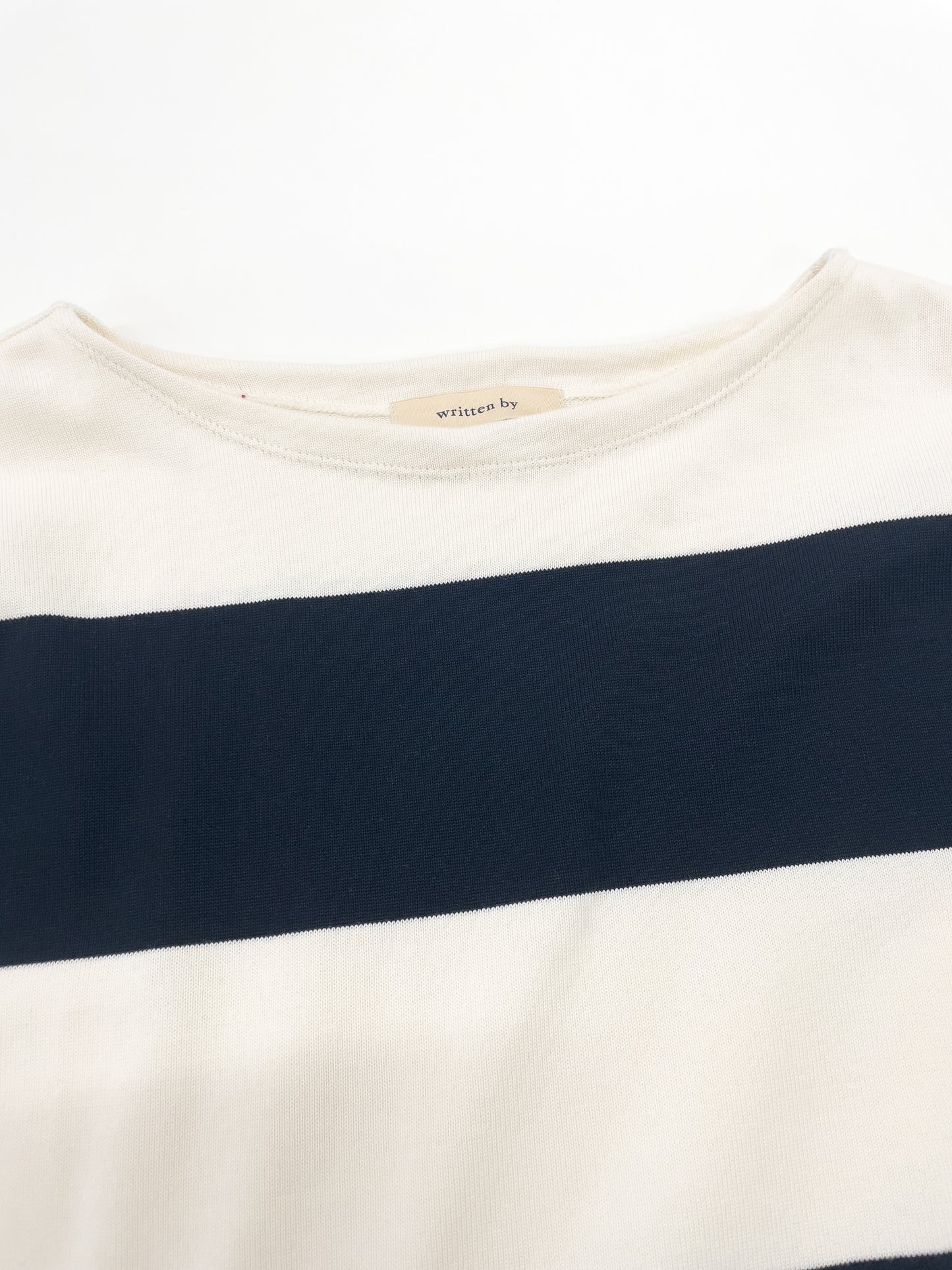 border knit T-shirt