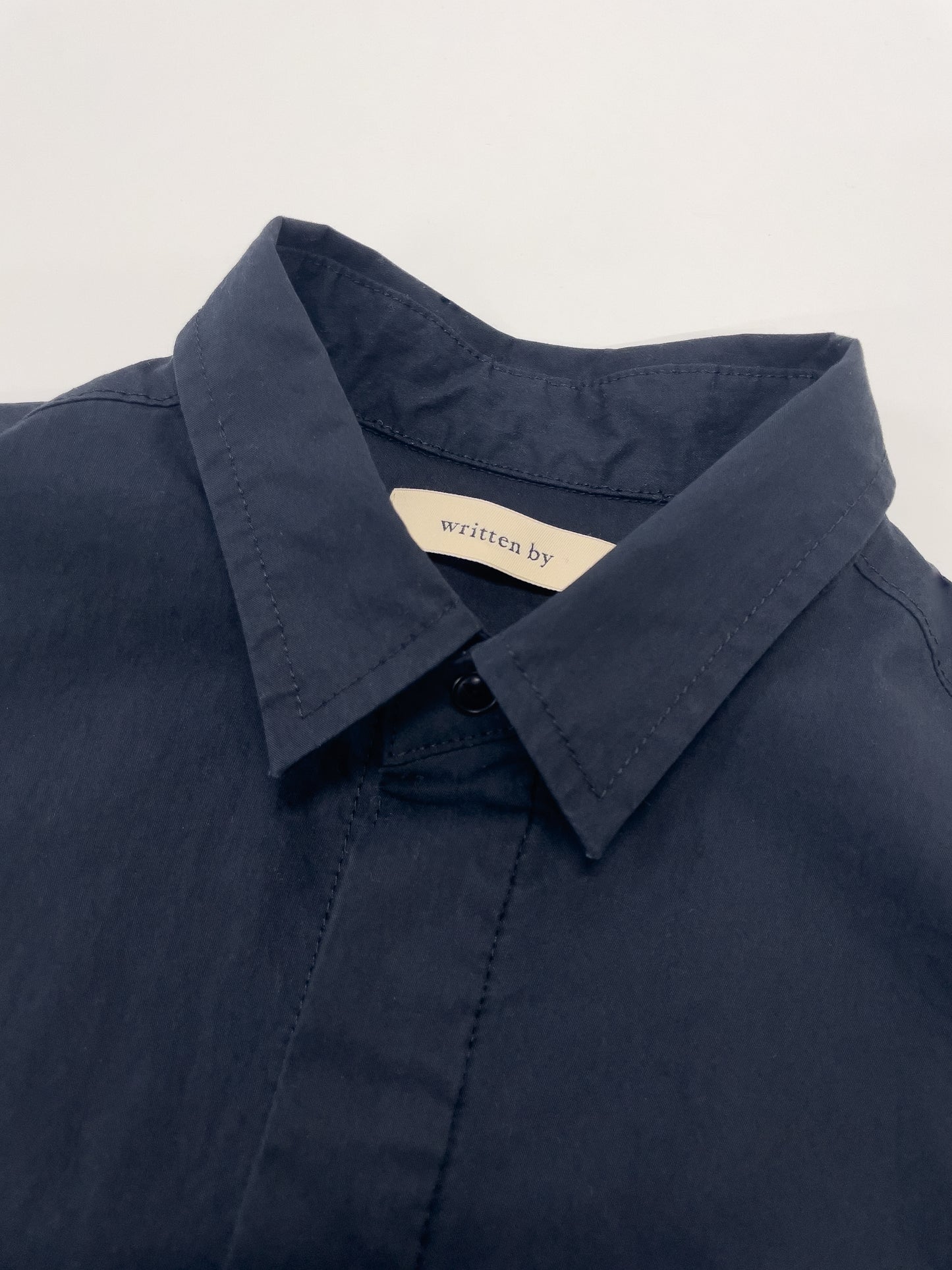 paper like fabric over shirt