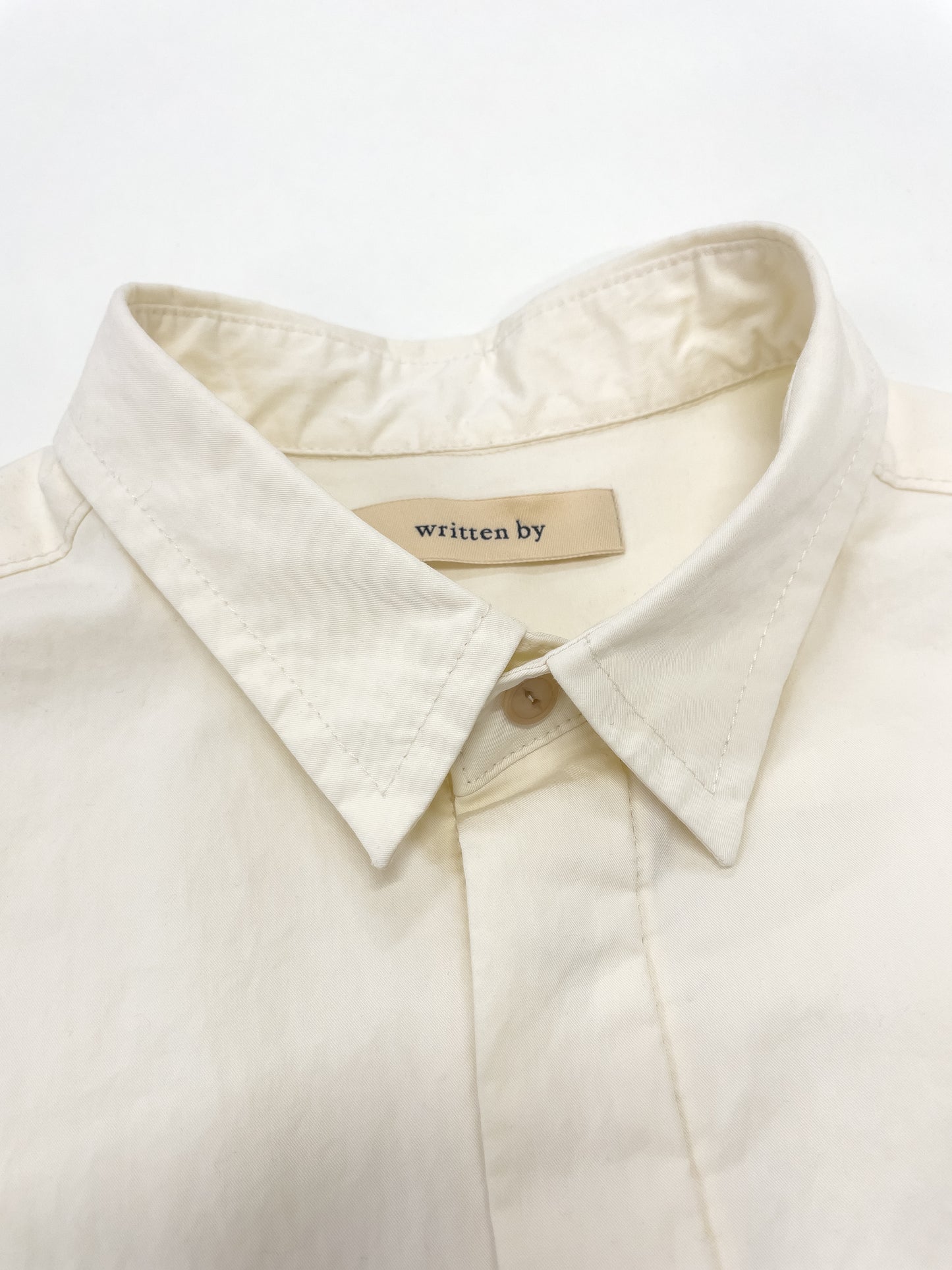 paper like fabric over shirt