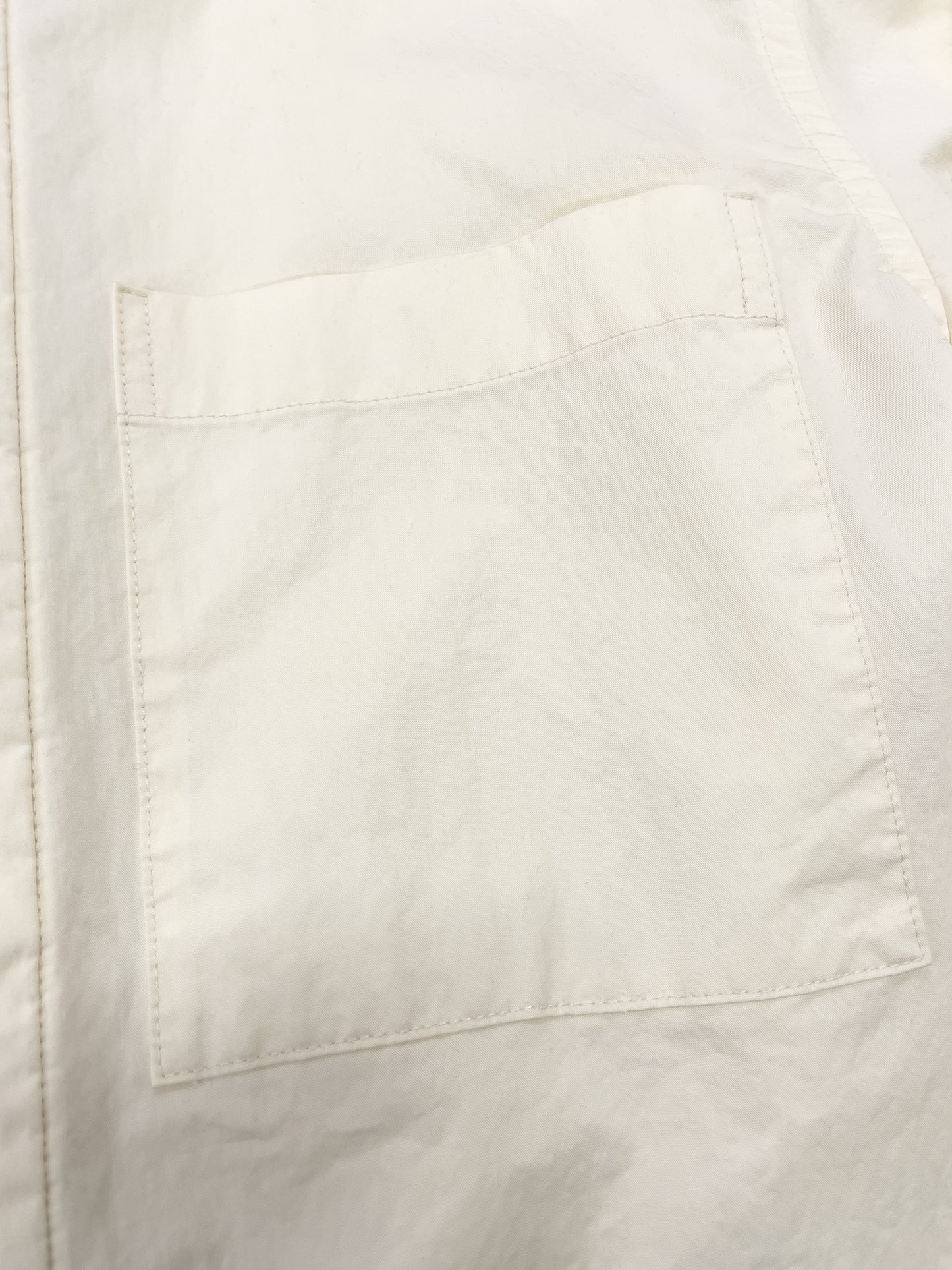 paper like fabric over shirt