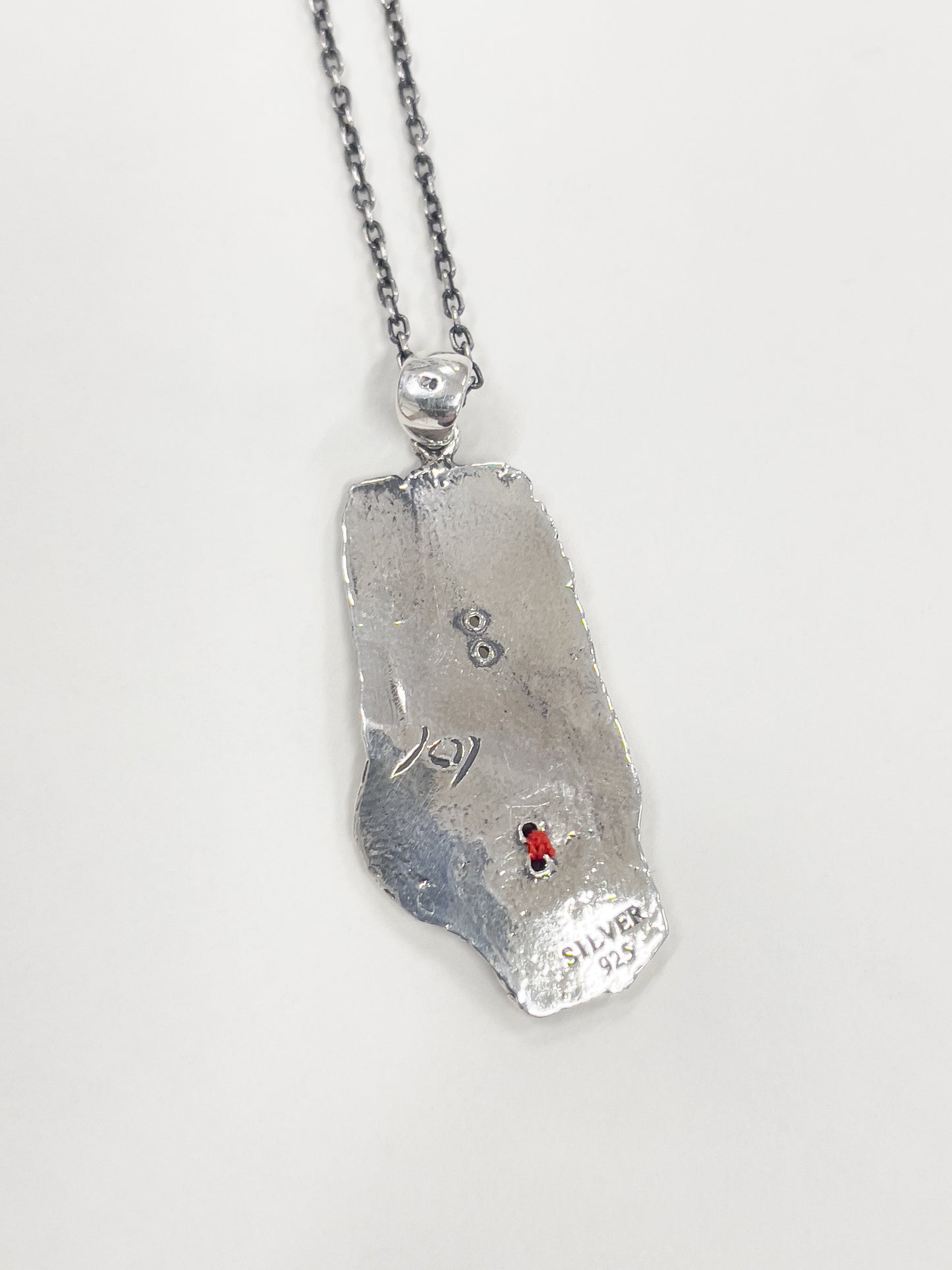 button charm necklace