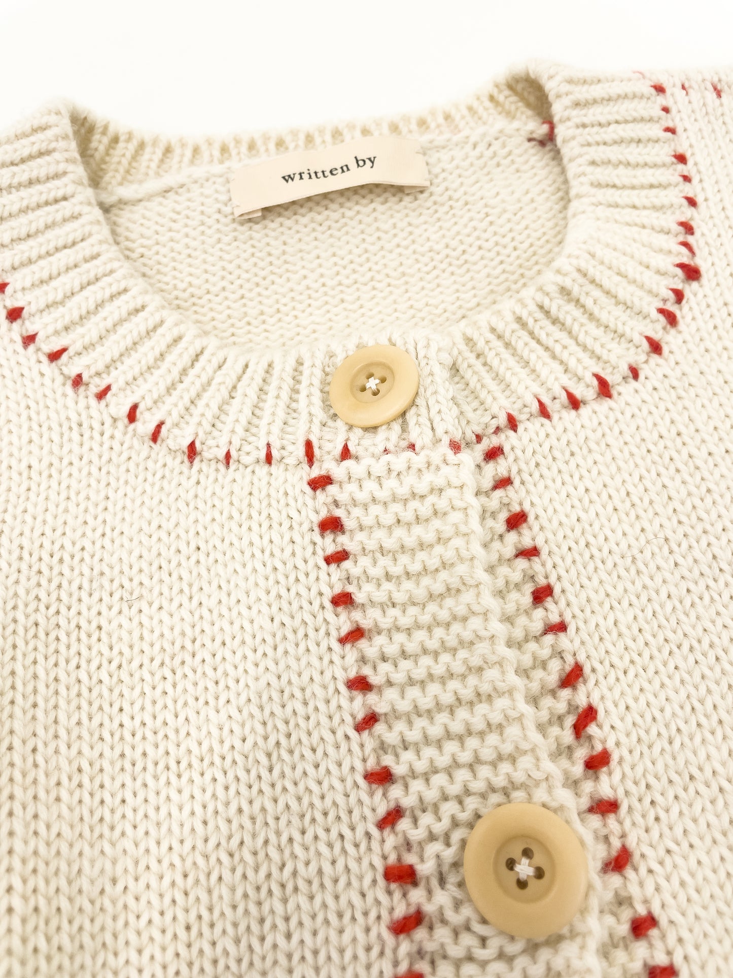 hand stitch guernsey cardigan
