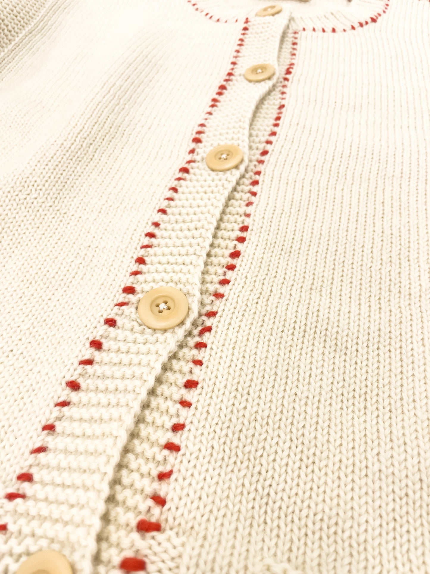 hand stitch guernsey cardigan