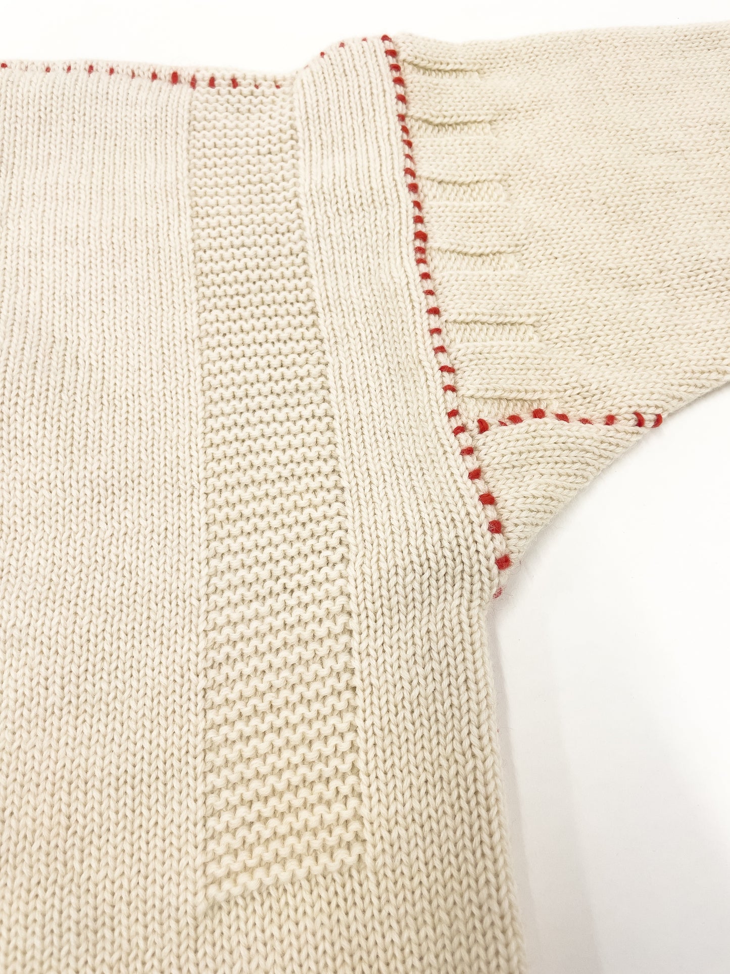 hand stitch guernsey cardigan
