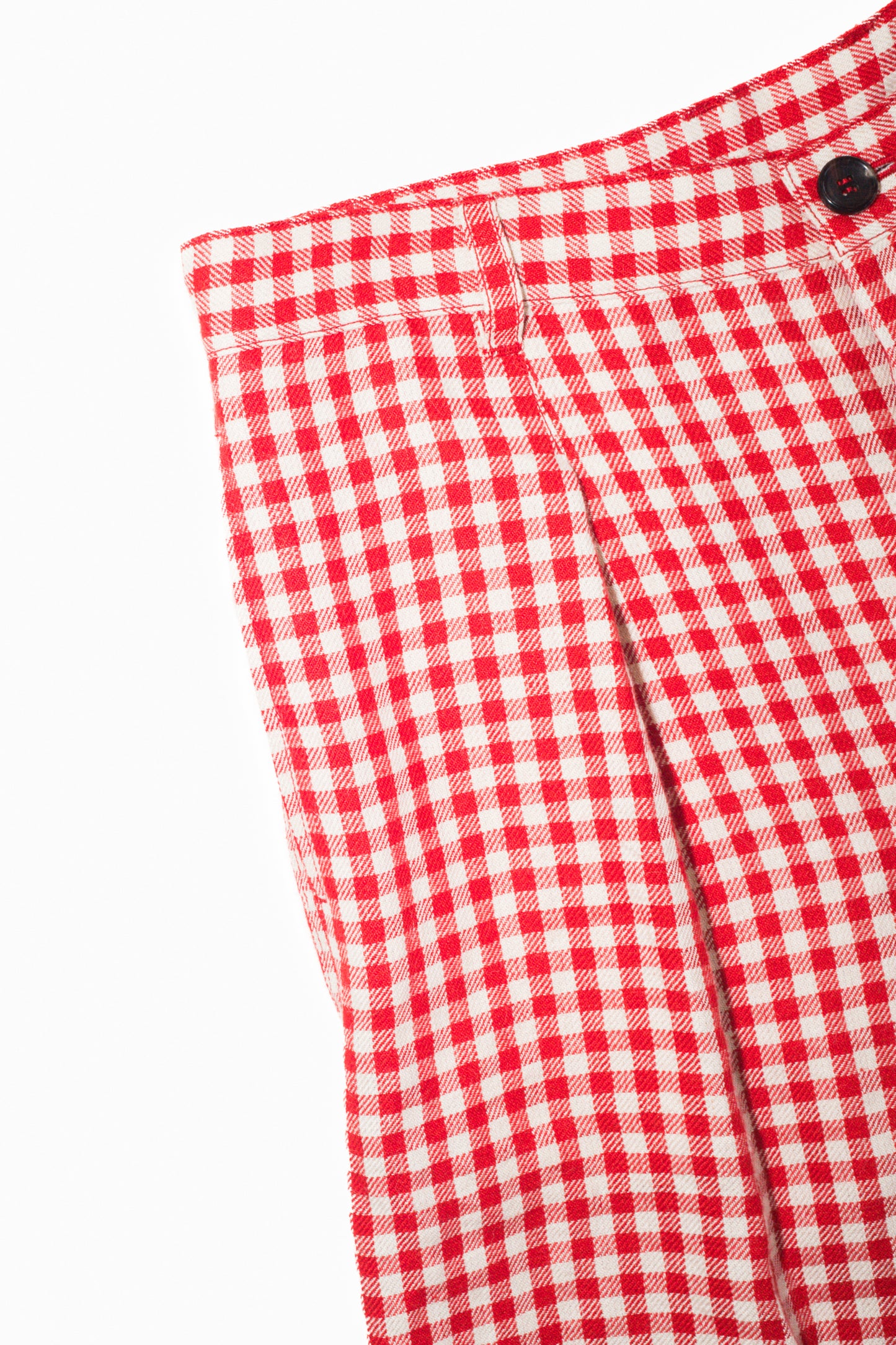 gingham work pants
