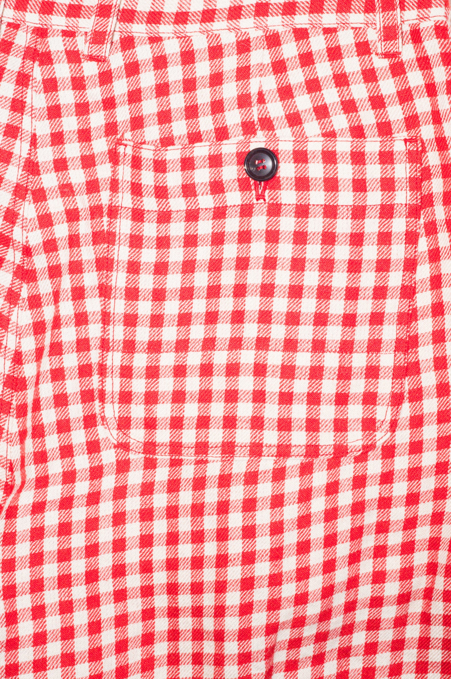 gingham work pants