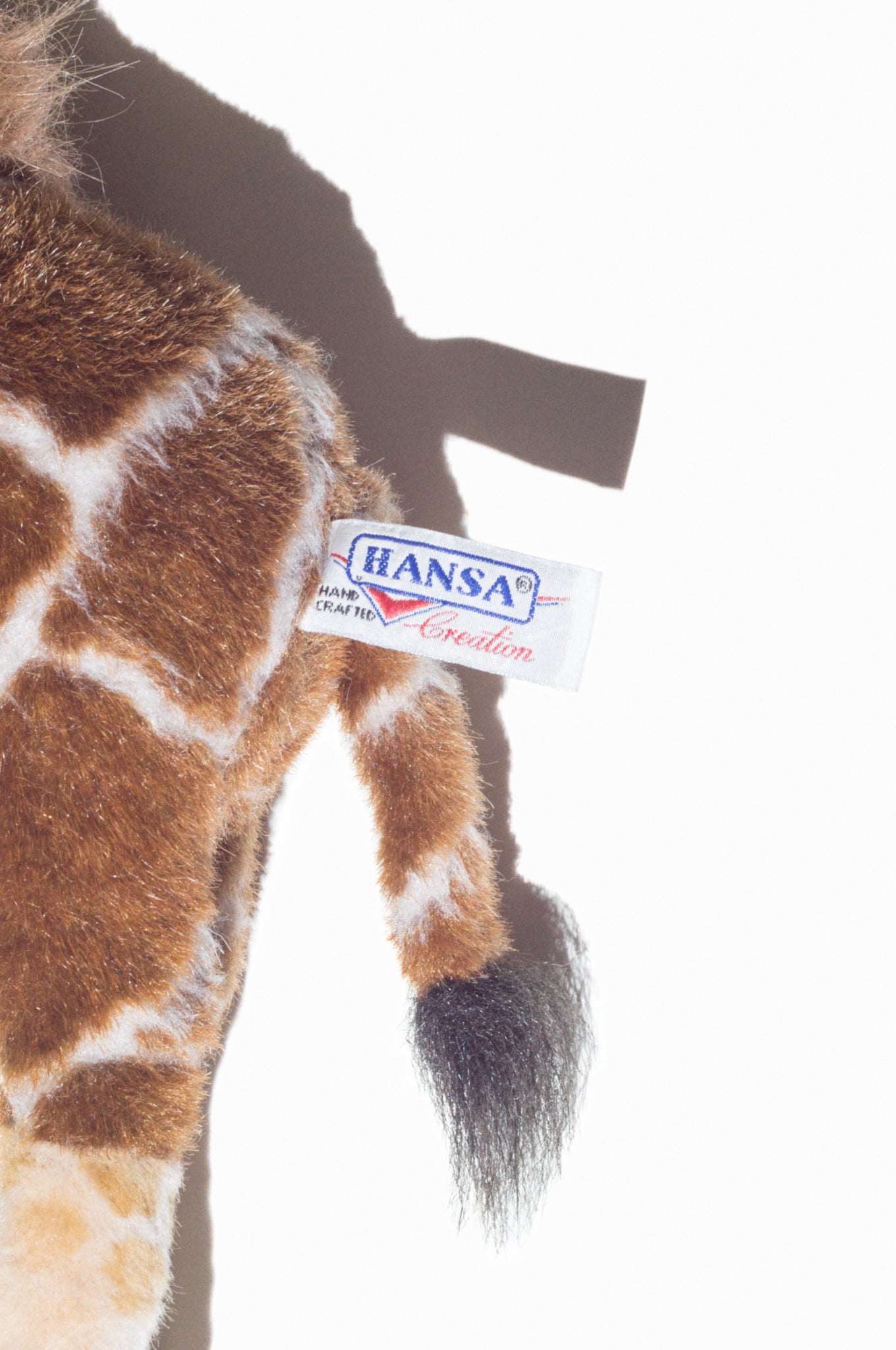 vintage giraffe stuffed toy