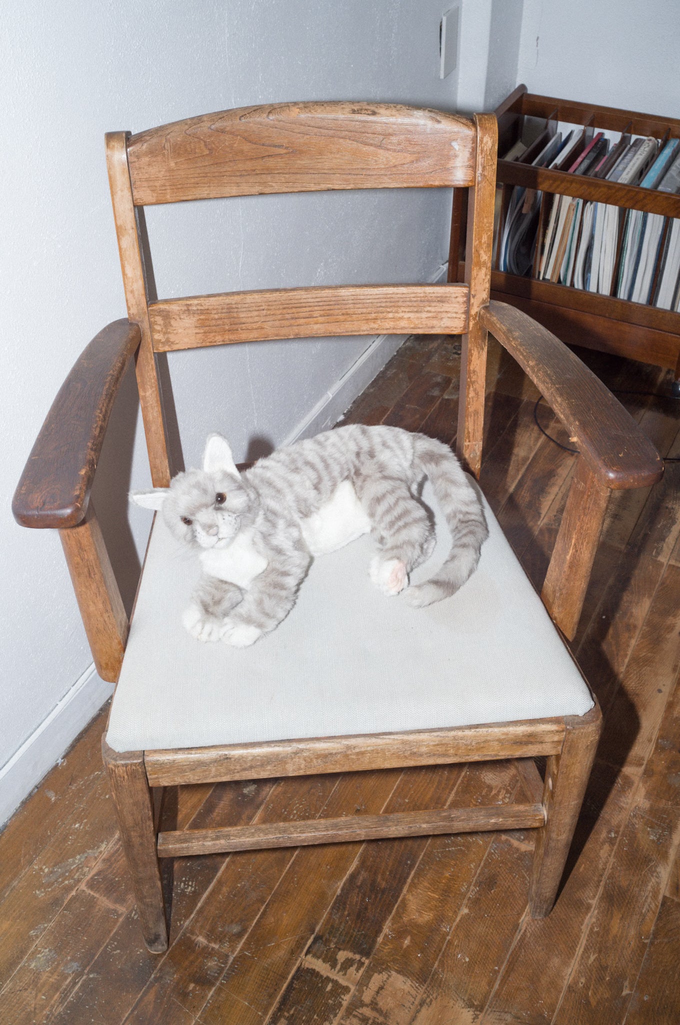 vintage cat stuffed toy