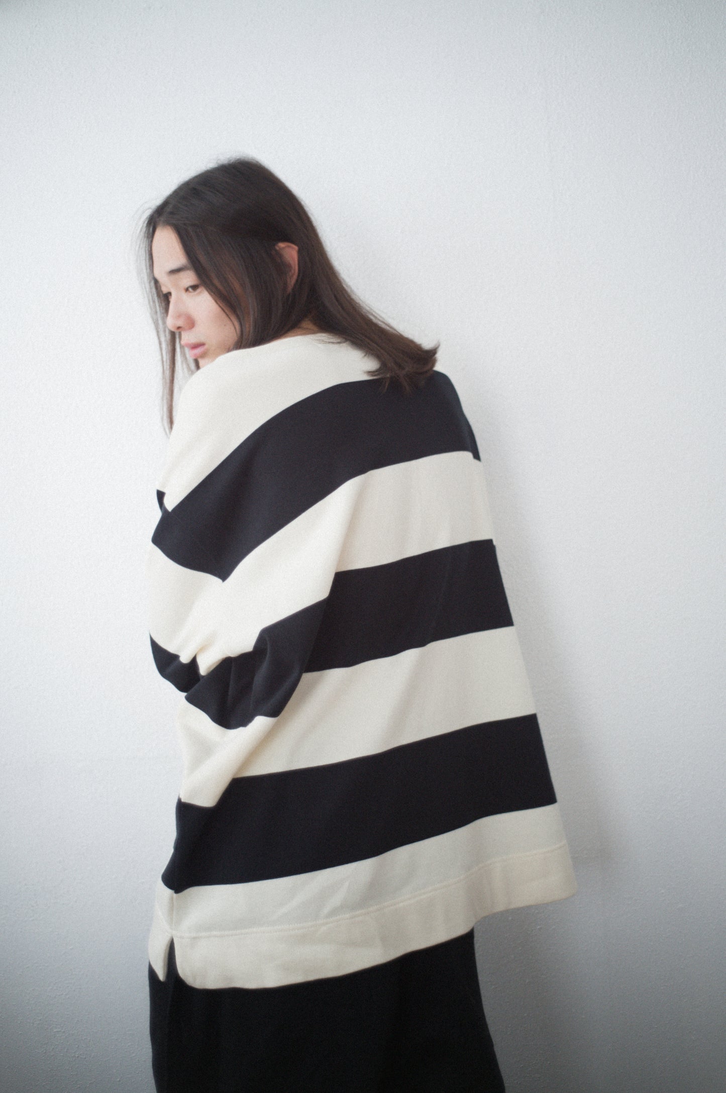 border knit T-shirt
