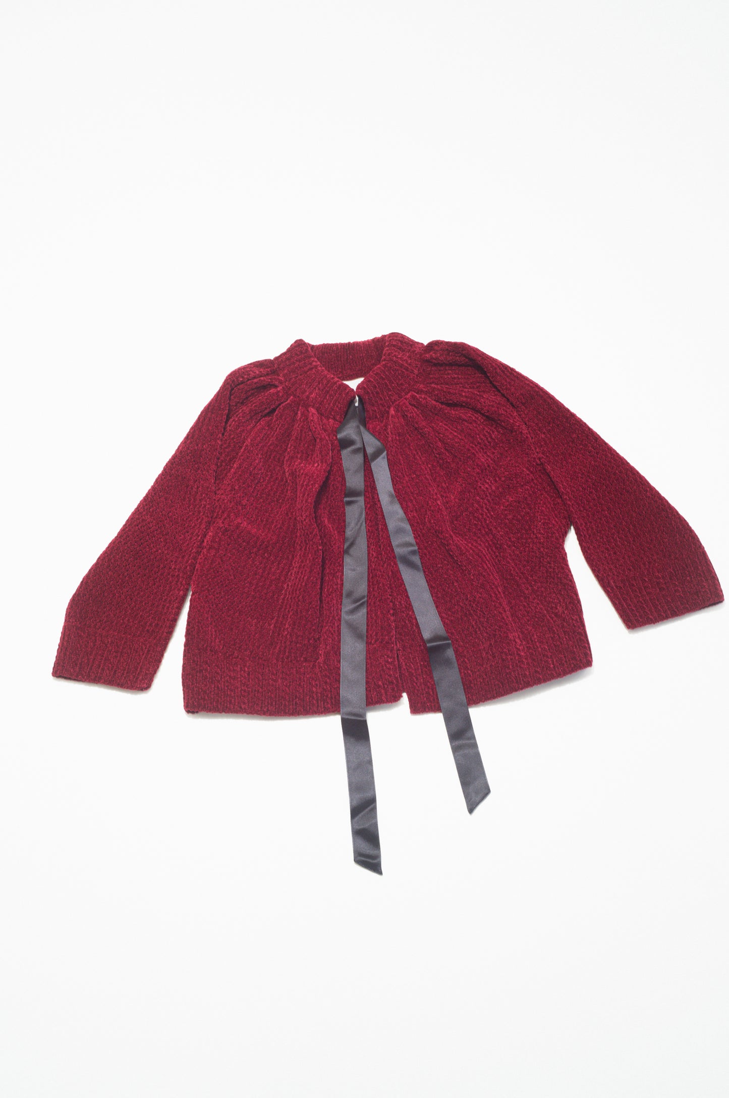 3D knit cardigan