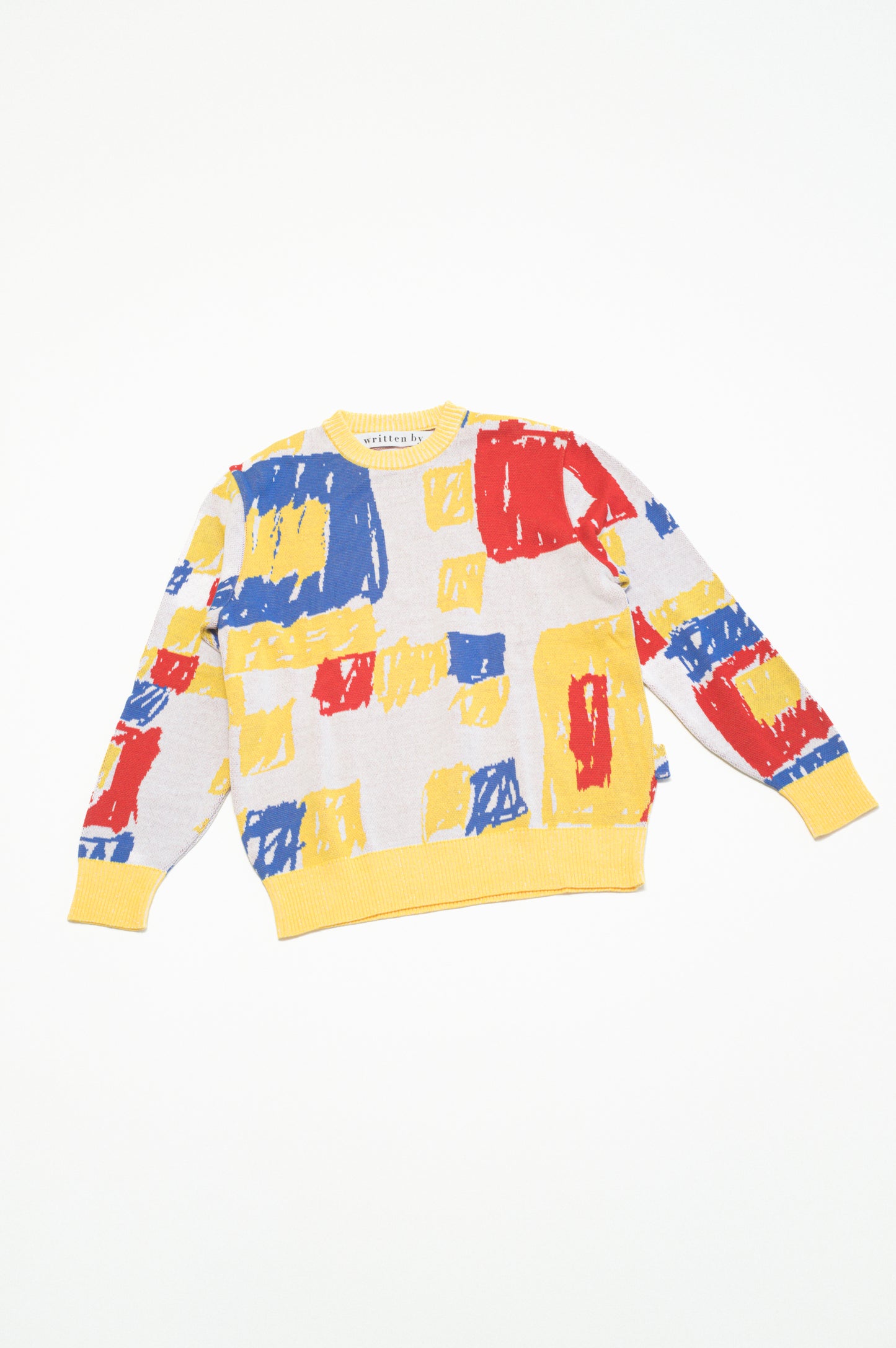drawing knit sweater