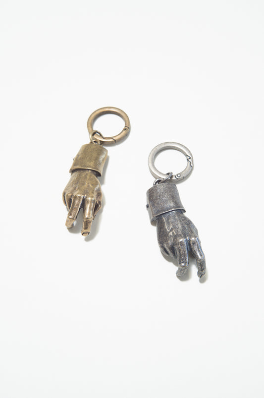 writing hand key ring