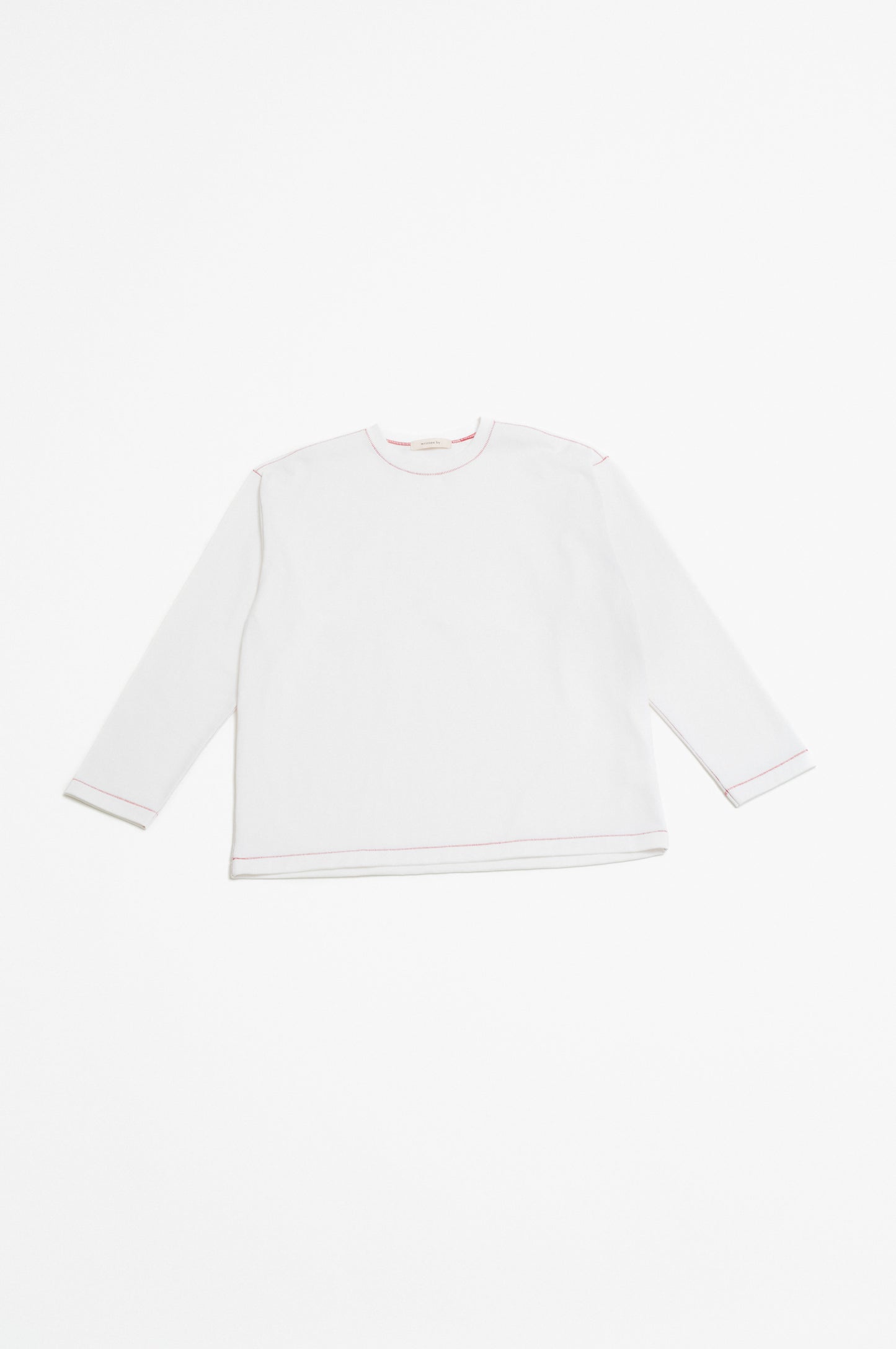 dot stitch long sleeve T-shirt