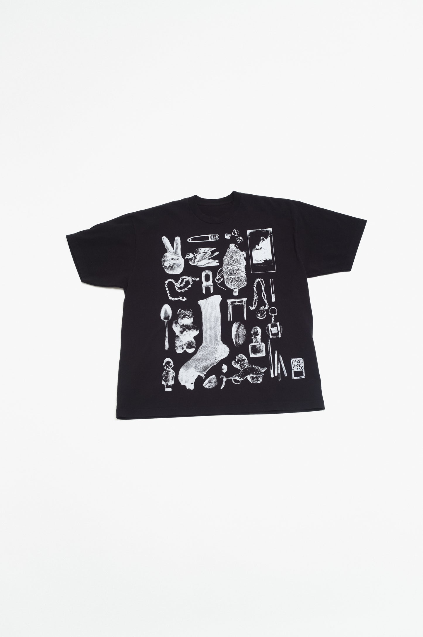 market print T-shirt <market>