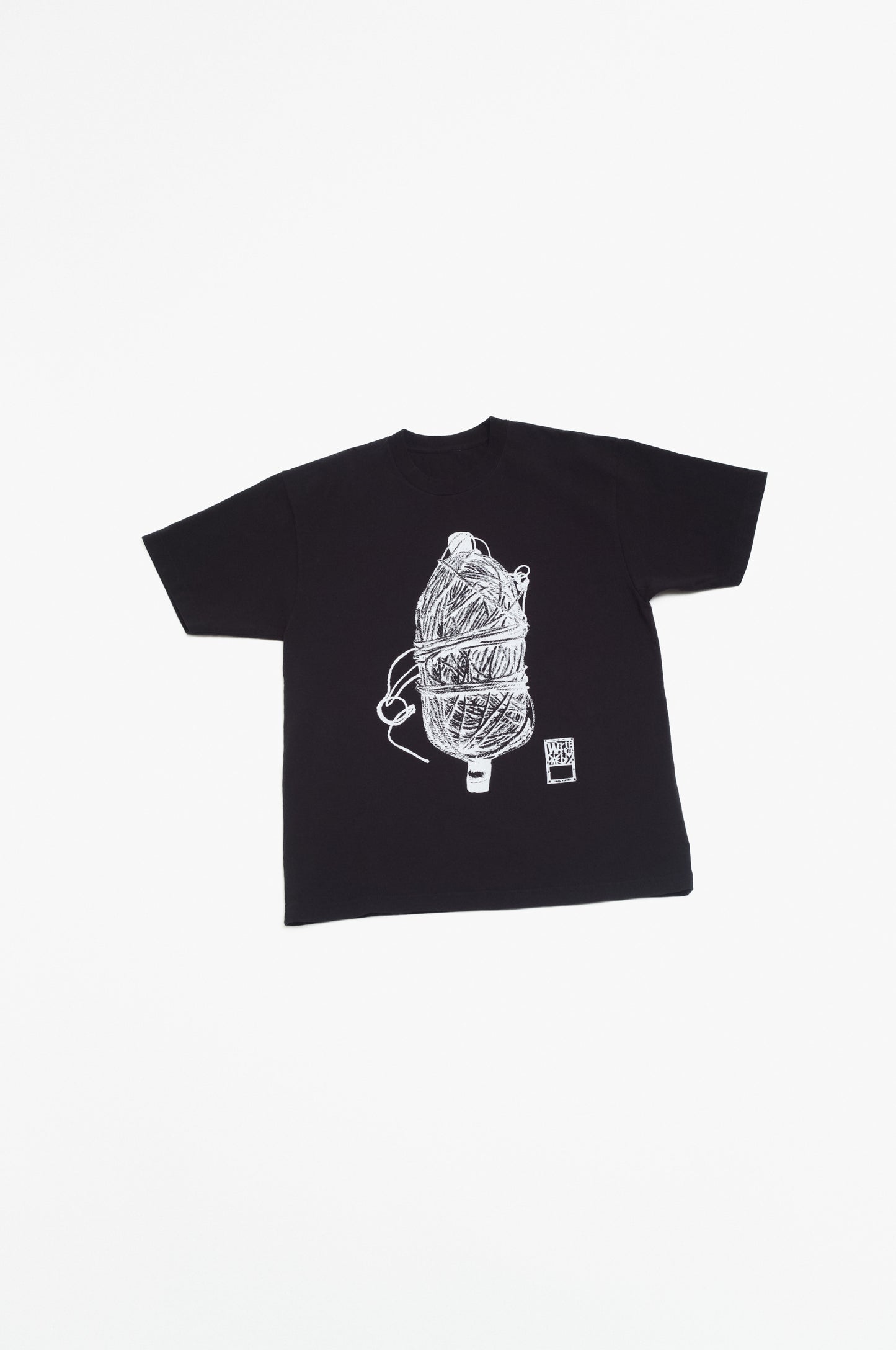 market print T-shirt <yarn>