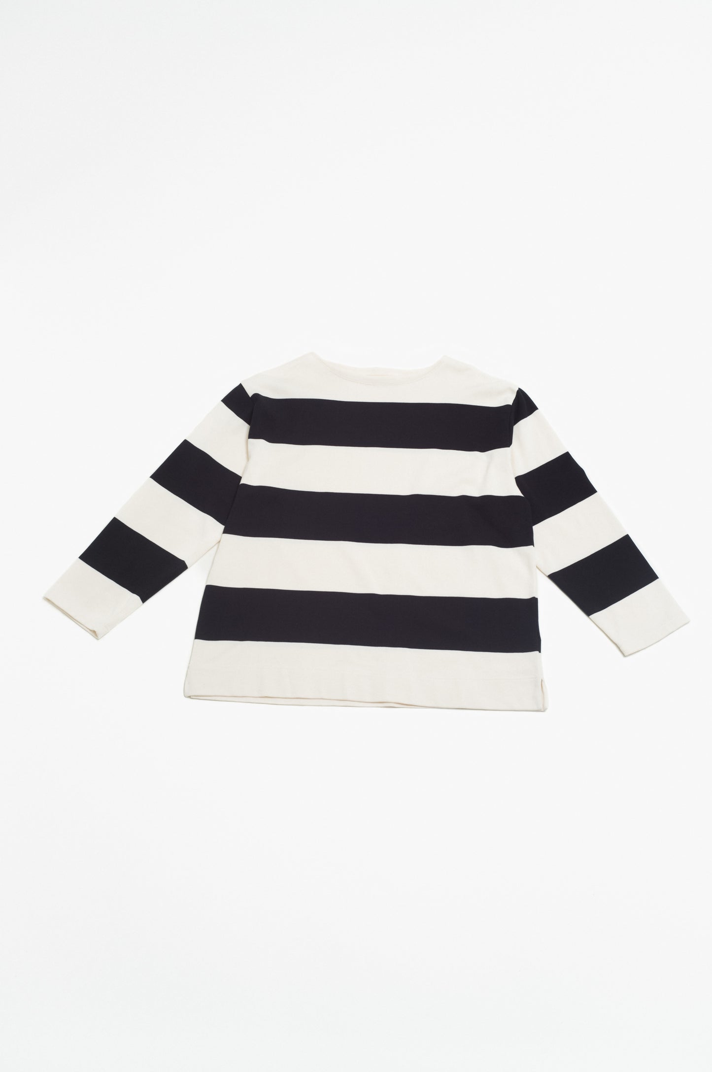 border knit T-shirt