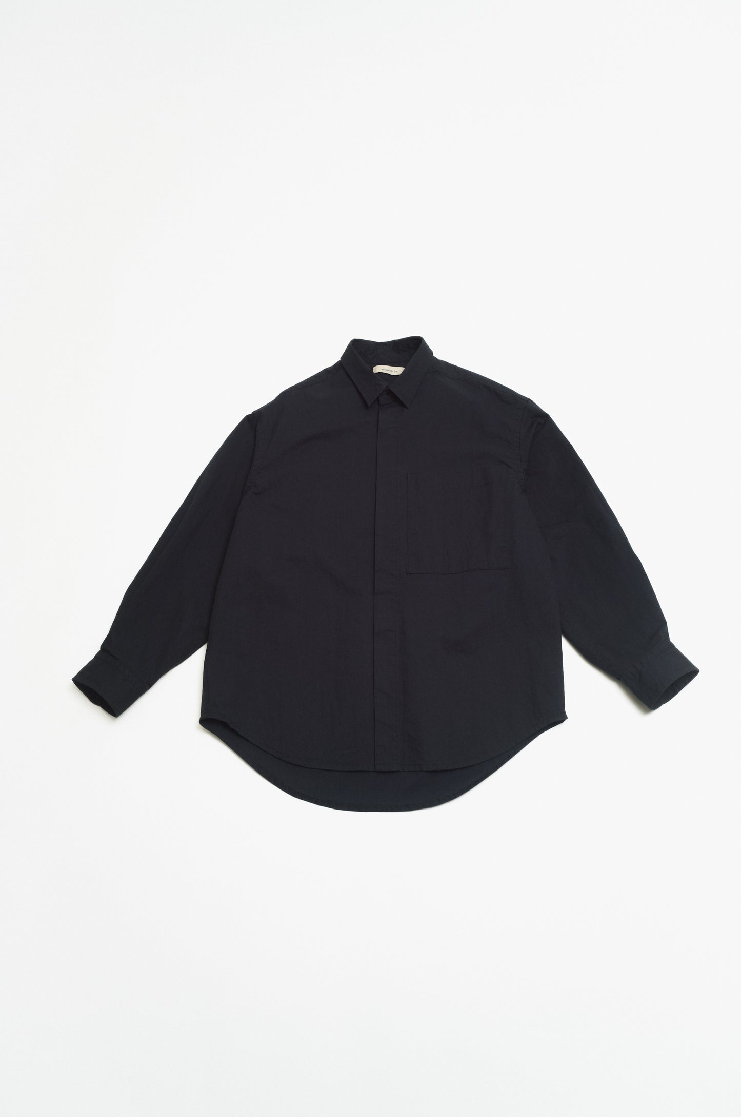 paper like fabric over shirt