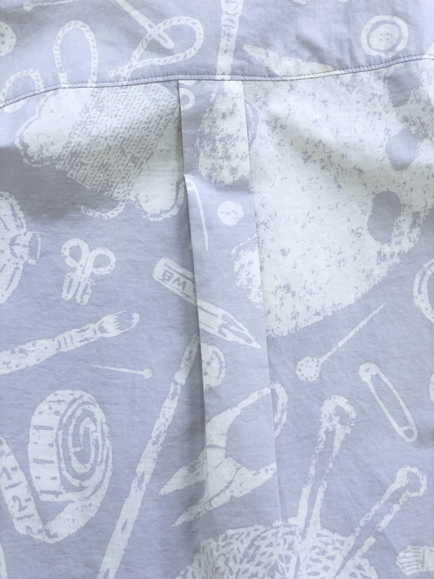 TOOLS DISCHARGE PRINT SHORT SLEEVE SHIRT