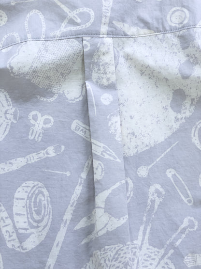 TOOLS DISCHARGE PRINT SHORT SLEEVE SHIRT