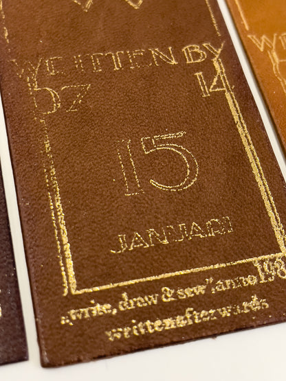 LEATHER BOOKMARK