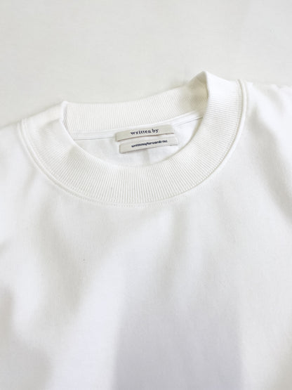 heavy cotton pocket T-shirt　[white]