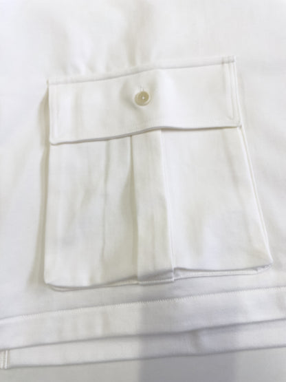 heavy cotton pocket T-shirt　[white]