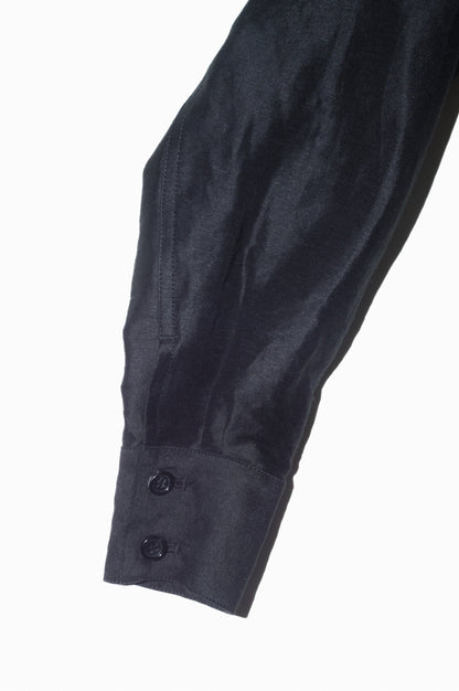 linen cupro all in one-black-