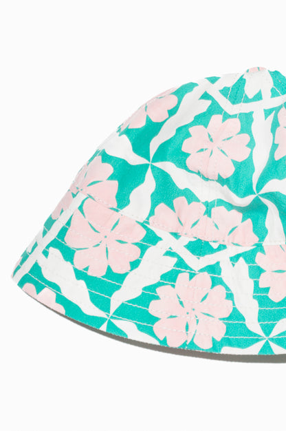 hat flower print