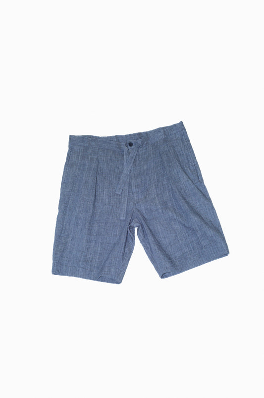 linen cotton cupro relax shorts