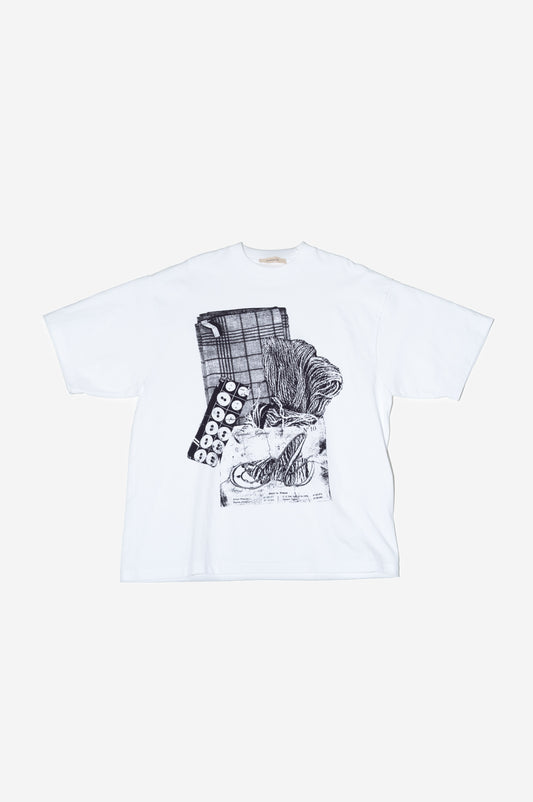 PRINT T-SHIRT <antique>