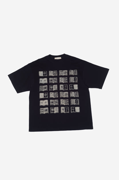 DISCHARGE PRINT T-SHIRT