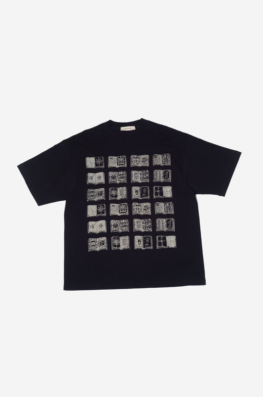 DISCHARGE PRINT T-SHIRT