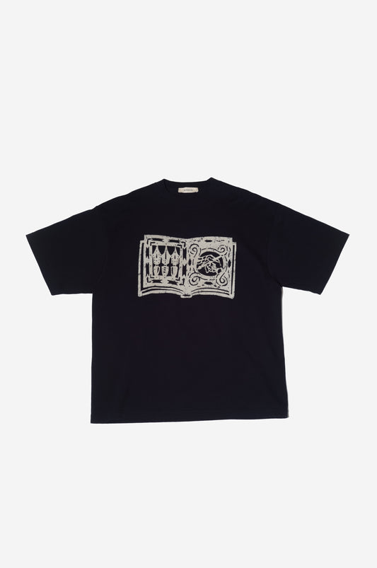 DISCHARGE PRINT T-SHIRT