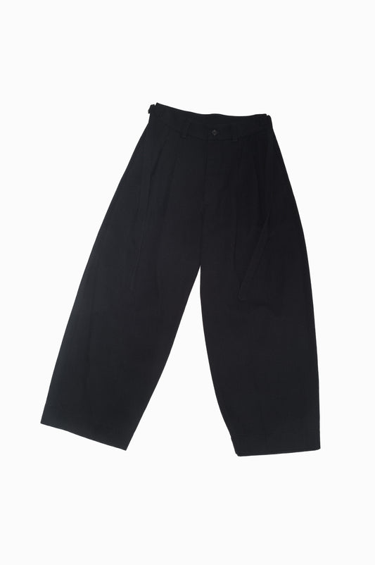 black denim slacks