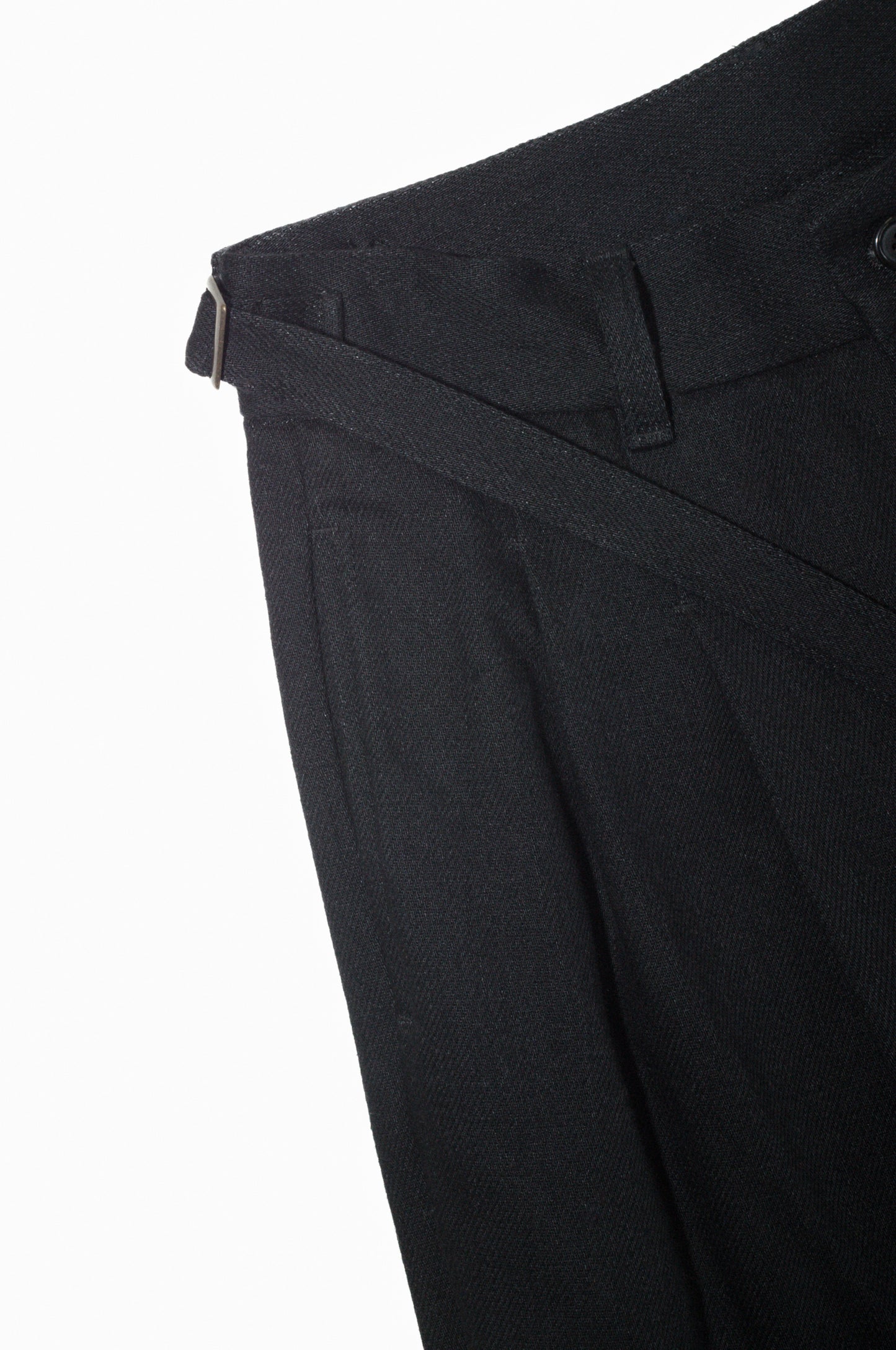 black denim slacks