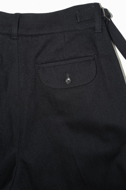 black denim slacks