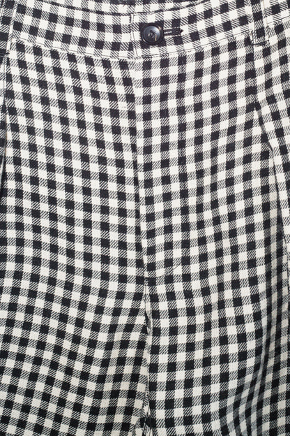 gingham work pants