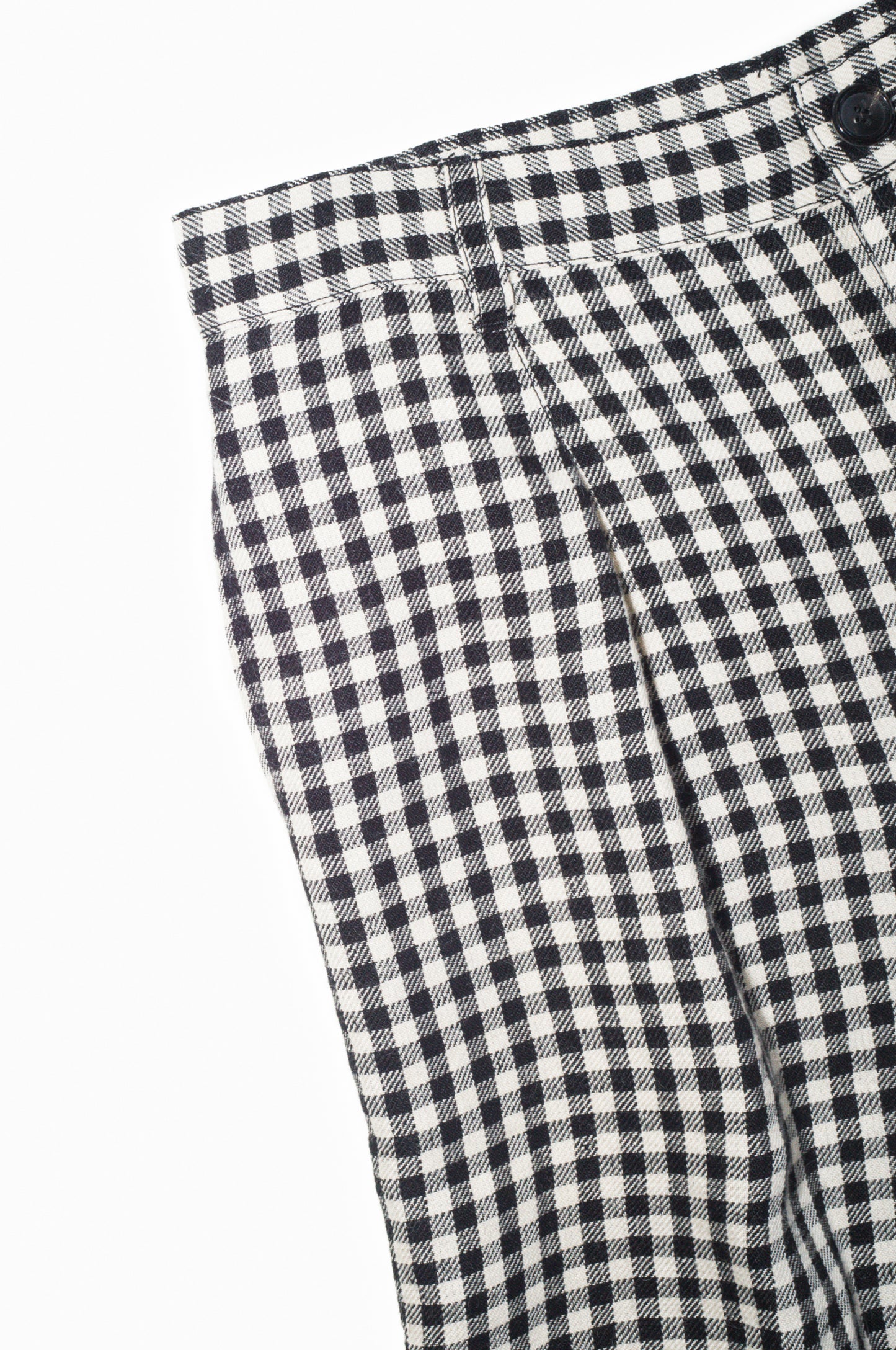 gingham work pants