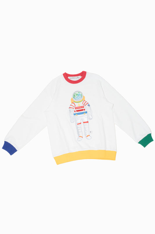 astronaut patch sweatshirt