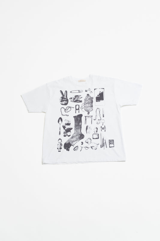 market print T-shirt <market>