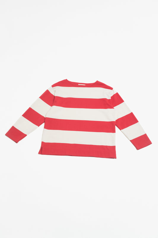 border knit T-shirt