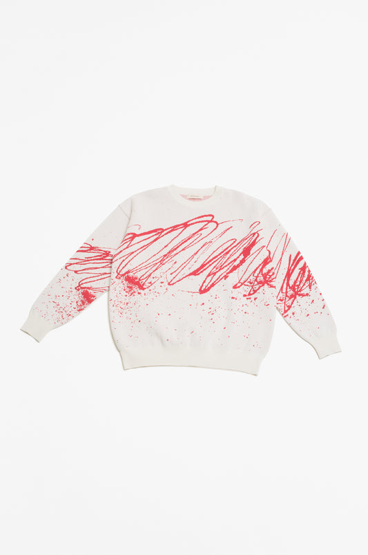 drawing motif knit
