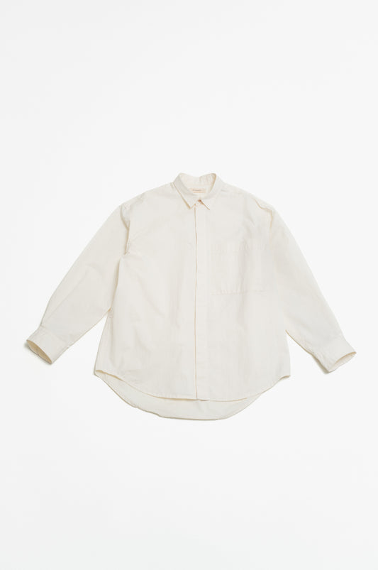 paper like fabric over shirt