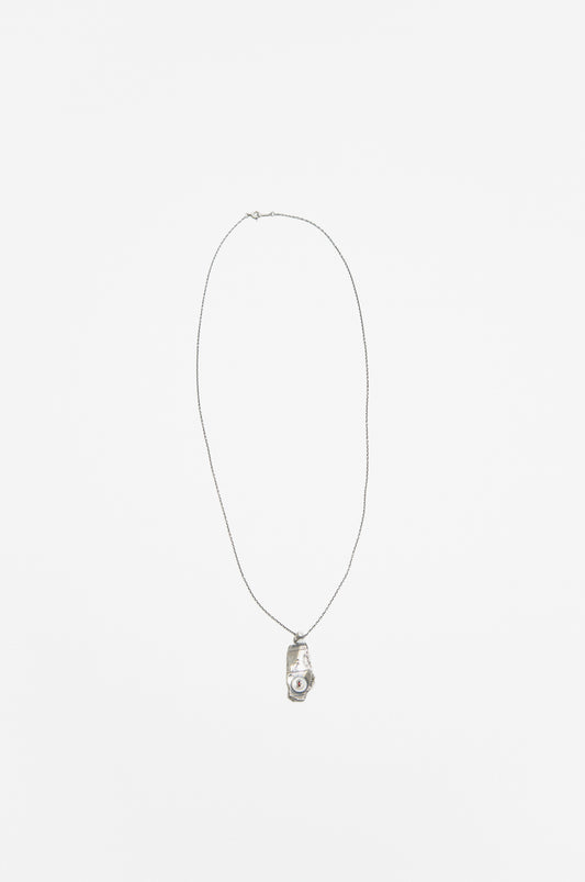 button charm necklace