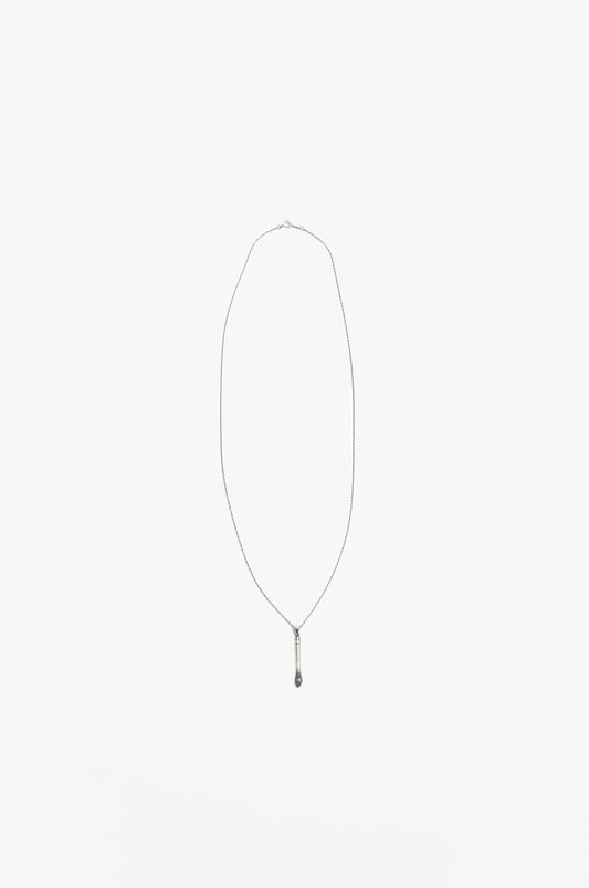 brush charm necklace